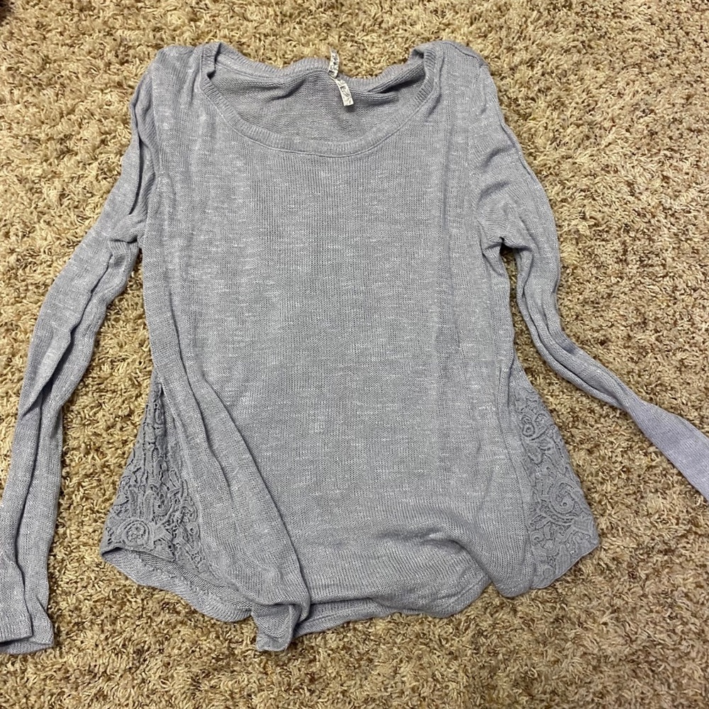 Gray sweater